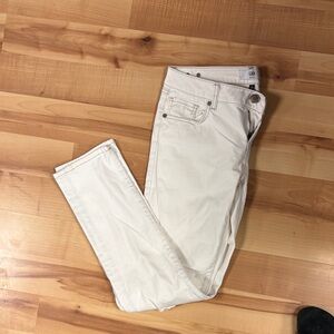 CAbi Cream Skinny Pants